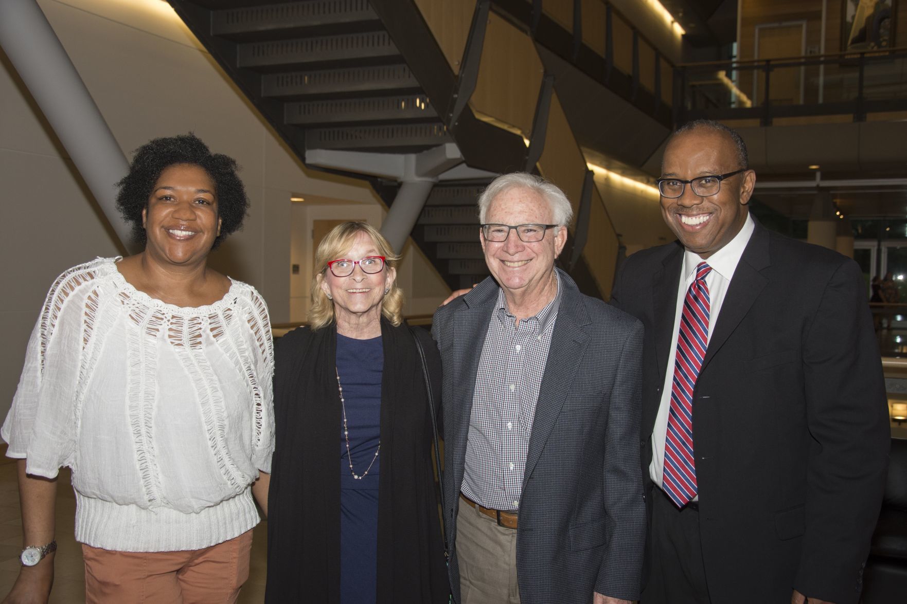 Mecha Brown, Jan and Bob Abrams, Herman Jimerson